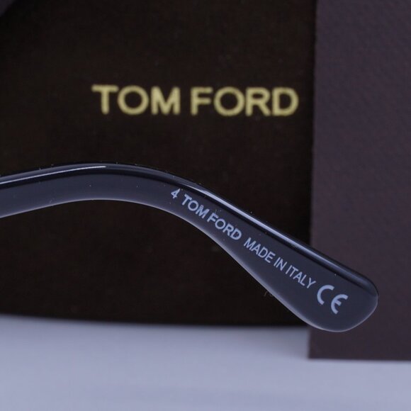 Tom Ford Cheyenne FT0903 01A Geometric Sunglasses - Shiny Black/Smoke - Picture 7 of 10